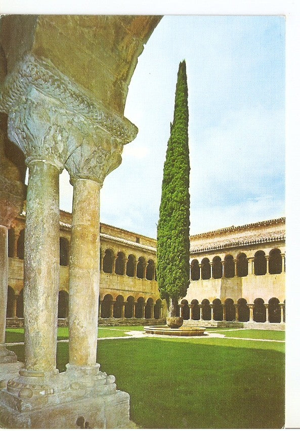 Postal 045694 : Abadia de Santo Domingo de Silos. Claustro romanico. Siglo XI-XII
