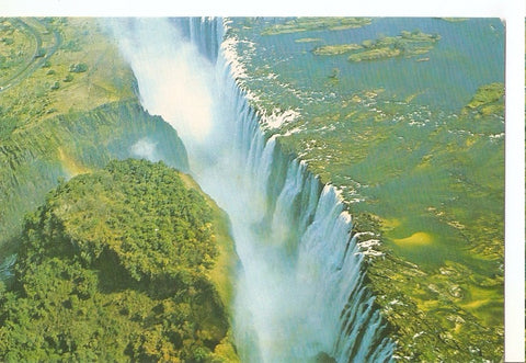 Postal 045701 : Aerial view of the Victoria Falls