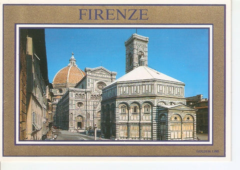 Postal 045739 : Firenze. The Baptistery and the Cathedral