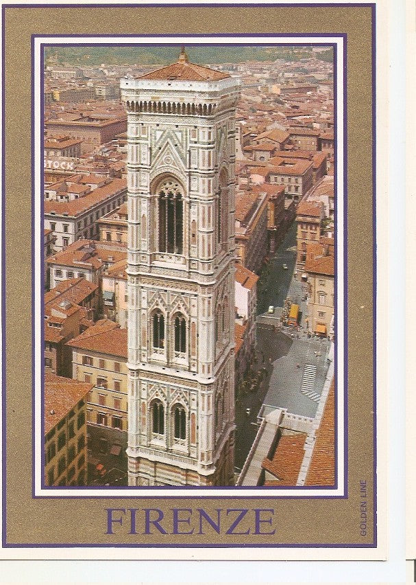 Postal 045740 : Firenze. Le clocher de la Giotto
