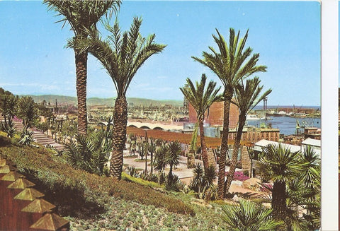 Postal 045791 : Barcelona. Subida a Miramar (Montjuich)
