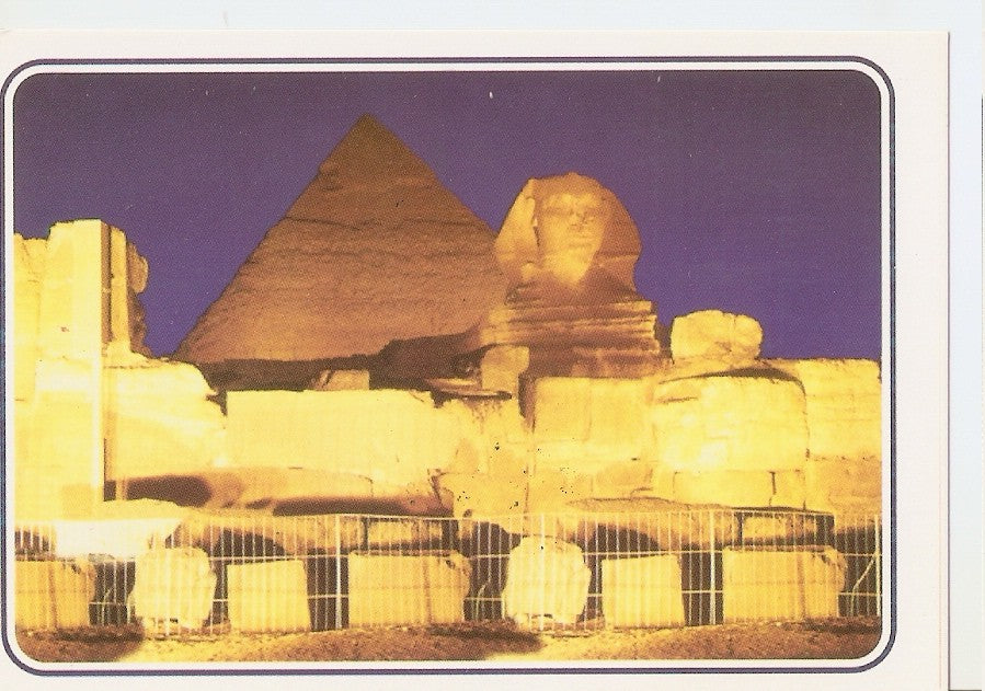 Postal 045796 : Giza - Sound and light at the Pyramids of Giza