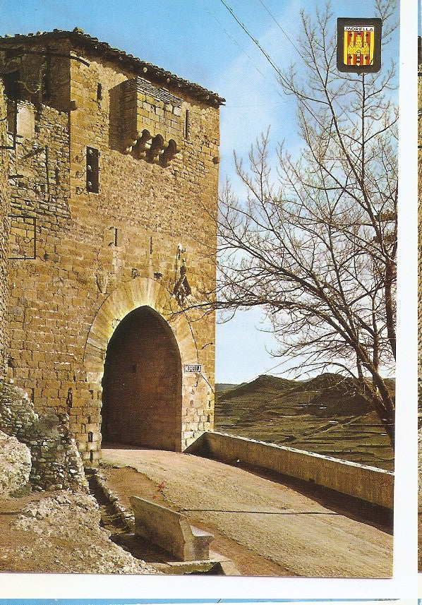 Postal 045823 : Morella (Castellon). Puerta de San Mateo