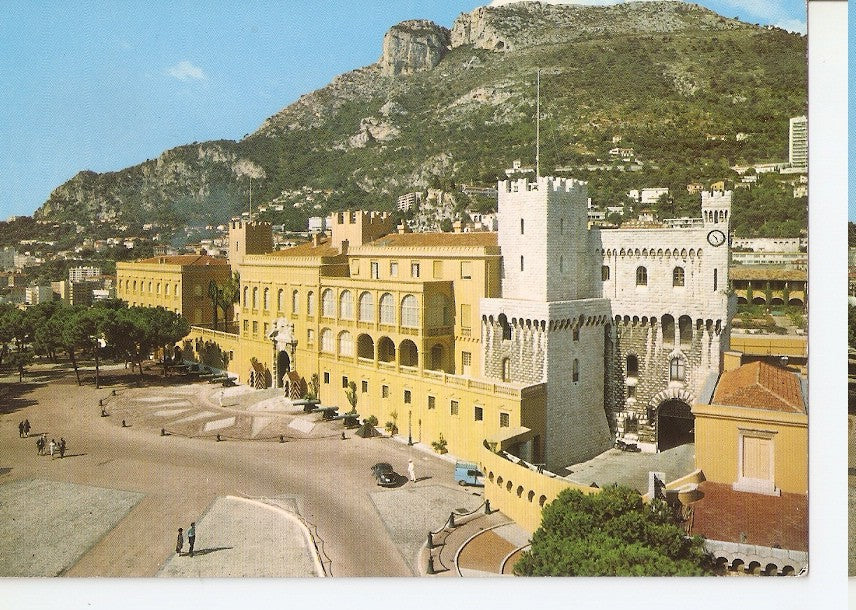 Postal 045836 : Principaute de Monaco. Le Palais Princier et La Tête de Chien
