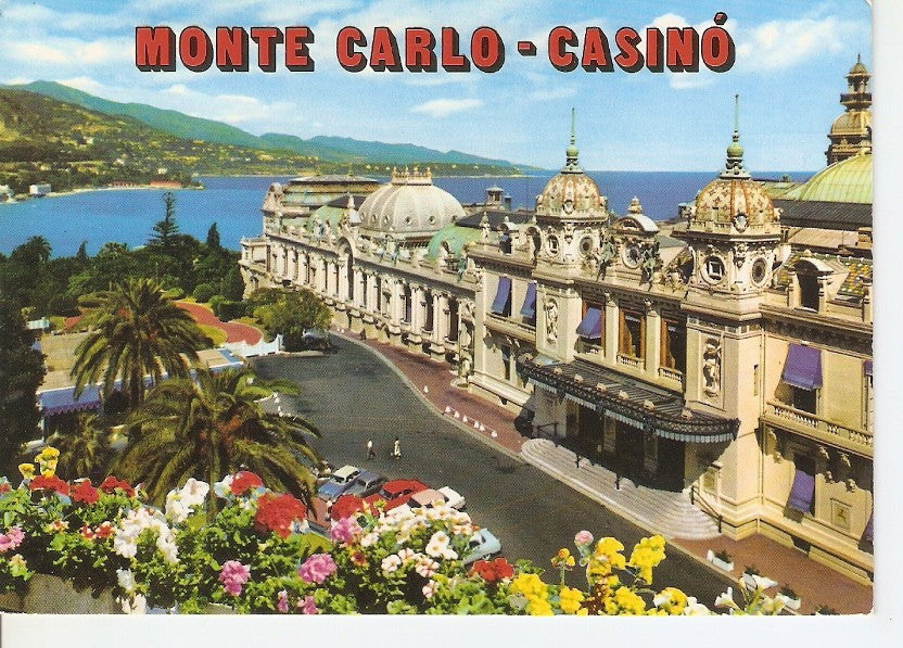 Postal 045837 : Le Casino. Le Princiapute de Monaco. Monte-Carlo