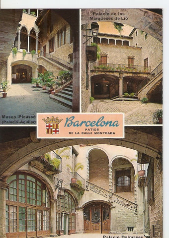 Postal 045860 : Barcelona. Patios de la Calle de Montcada