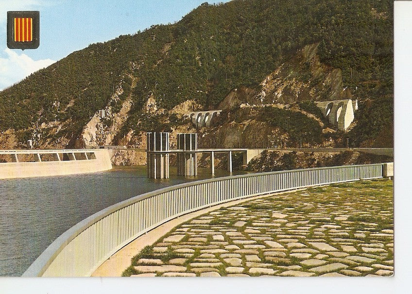 Postal 045863 : Panta de Susqueda (Girona). Pantano de Susqueda