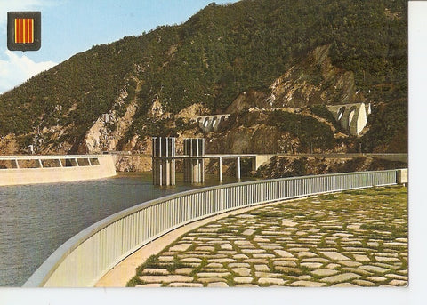 Postal 045863 : Panta de Susqueda (Girona). Pantano de Susqueda