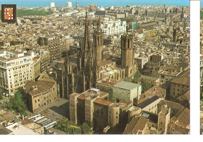 Postal 045872 : Barcelona. Catedral