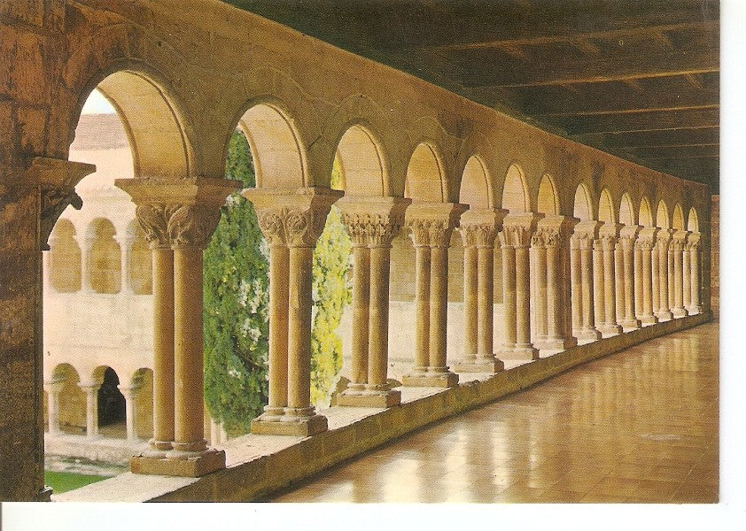 Postal 045920 : Abadia de Santo Domingo de Silos. Claustro superior. Galeria Oeste s. XII