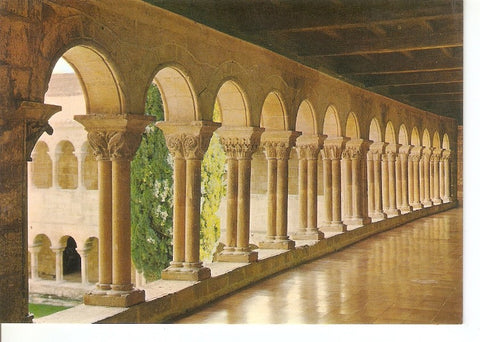 Postal 045920 : Abadia de Santo Domingo de Silos. Claustro superior. Galeria Oeste s. XII