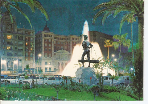 Postal 045923 : Malaga. Fuente de la Marina
