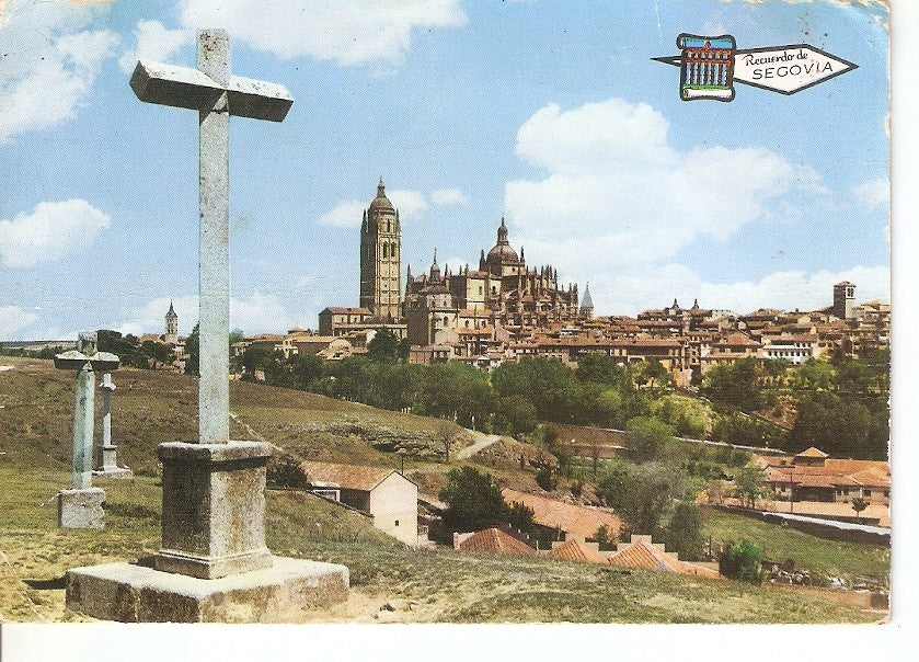 Postal 045929 : Segovia. Catedral vista parcial
