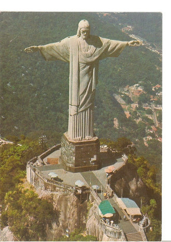 Postal 045947 : Brasil Turistico. Rio de Janeiro. Monumento de Cristo Redentor