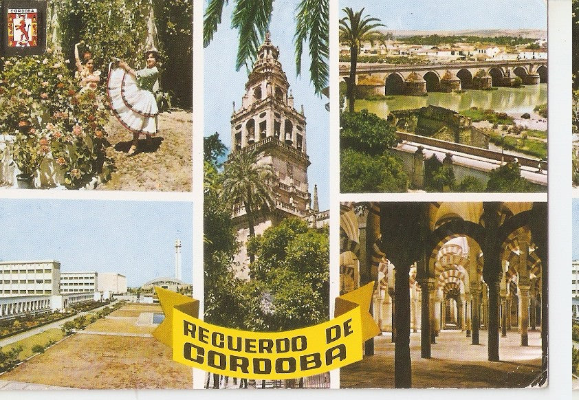 Postal 045949 : Cordoba. Patio Cordobes - Campamento de la Mezquita - Puente romano