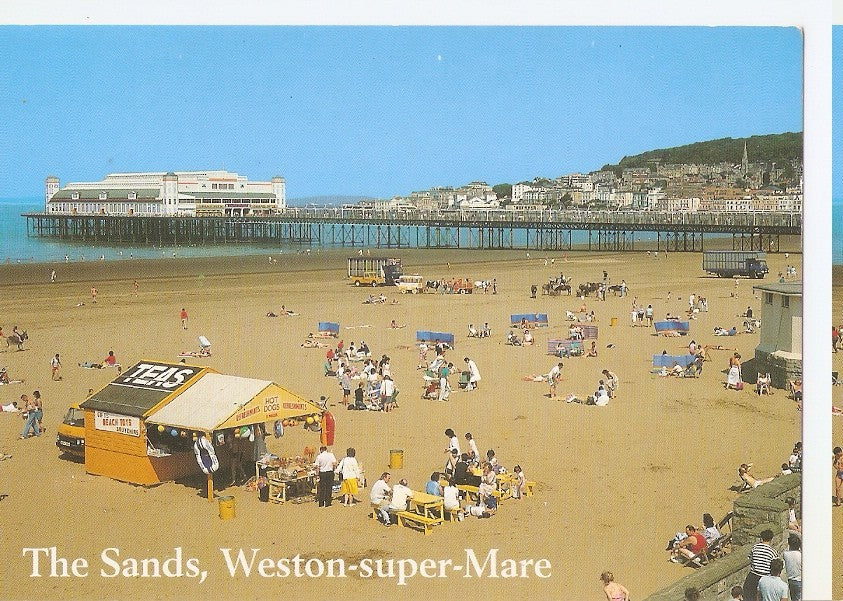Postal 045954 : The Sands and Grand Pier Weston-super-Mare