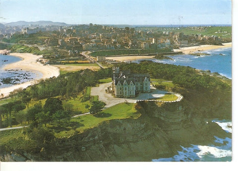 Postal 045968 : Santander. Vista aerea Palacio de la Magdalena