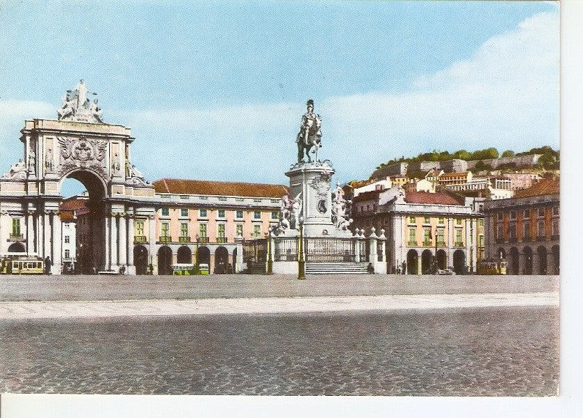 Postal 045974 : Lisboa Portugal. Black Horse Square