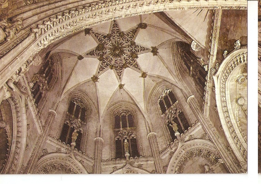 Postal 046008 : Burgos. Catedral. Capilla de los Condestables. Cupula (Siglo XV)