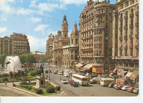 Postal 046015 : Valencia. Plaza del Caudillo