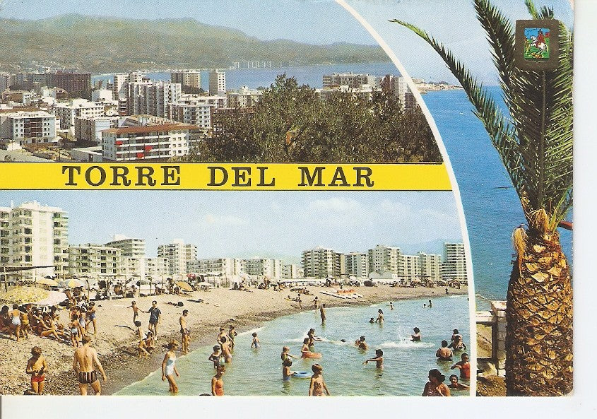 Postal 046021 : Torre del Mar (Costa del Sol). Vista general playa