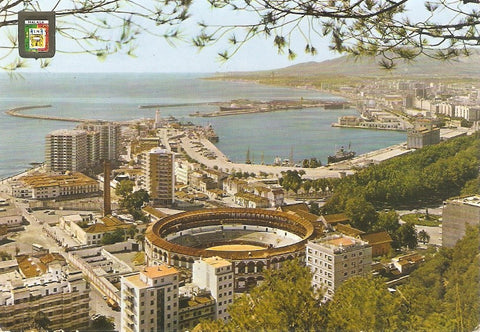 Postal 046027 : Malaga (Costa del Sol). Vista desde Gibralfaro