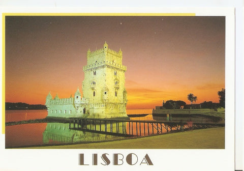 Postal 046034 : Lisboa. Entardecer na Torre de Belem