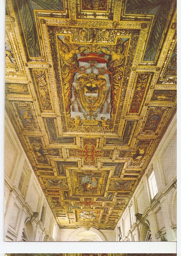 Postal 046083 : Catacombe di S. Sebastiano. The ceiling of the basilica