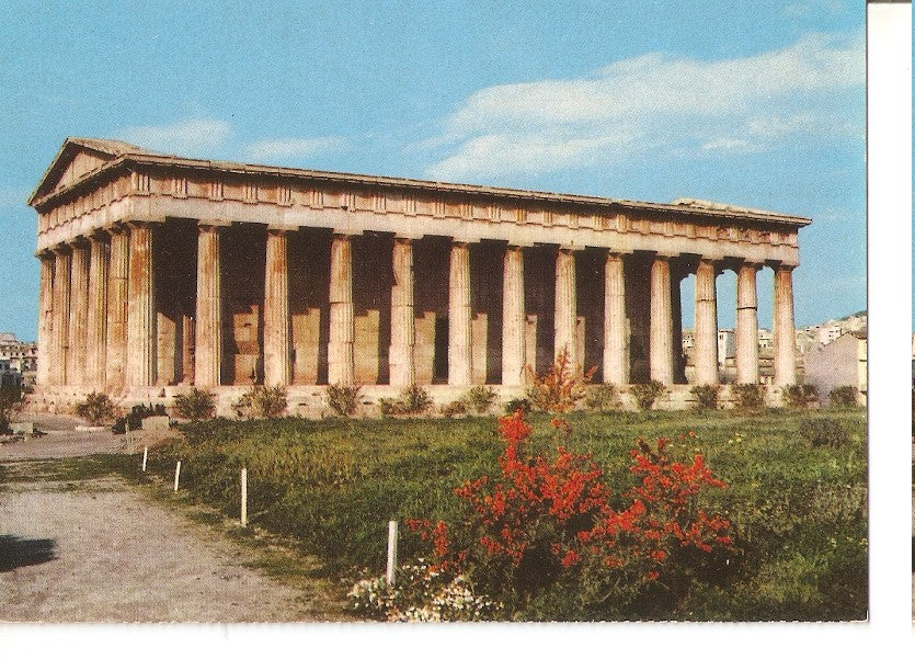 Postal 046156 : Athens - View of the Temple dof the Olympian Jupiter and Acropolis
