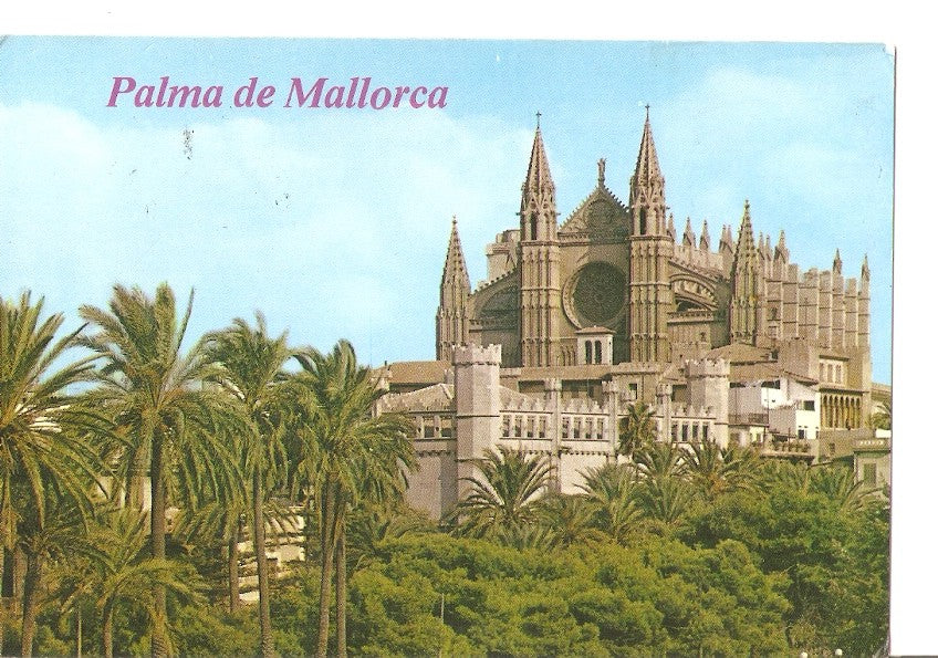 Postal 046191 : Palma de Mallorca (Baleares) España. La Catedral y la Lonja