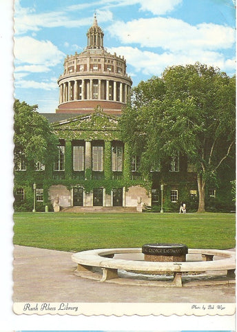 Postal 046192 : Rush Rhees Library. University of Rochester