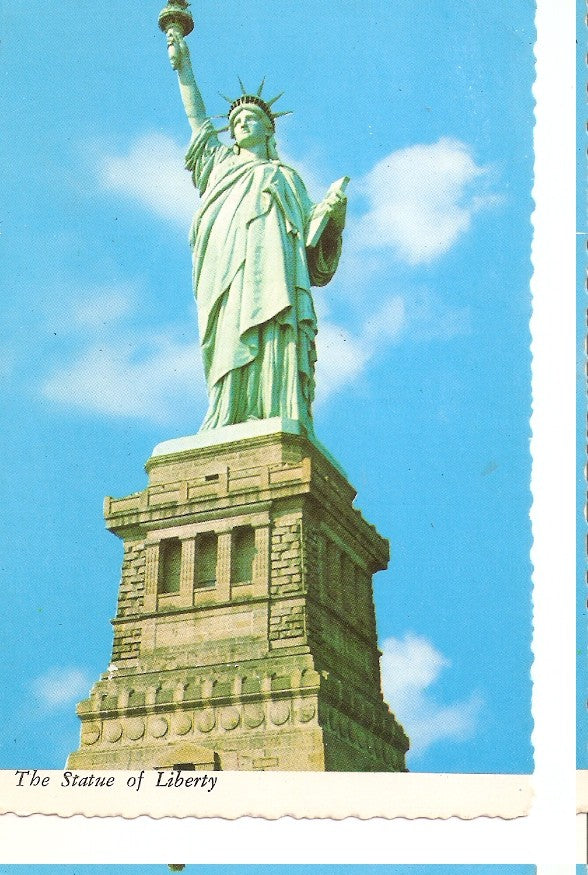 Postal 046223 : The Statue of Liberty. Bedloes Island New York