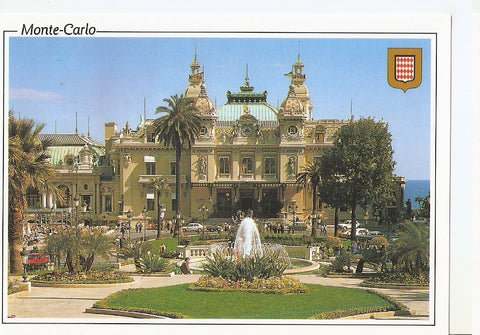 Postal 046238 : Monaco. Monte-Carlo. Le Casino depuis les jardins