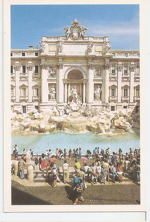 Postal 046253 : Roma . Fontana di Trevi