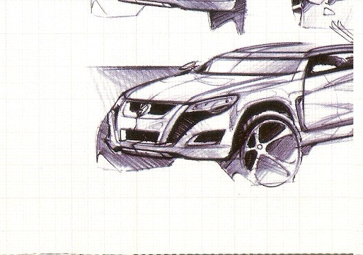 Postal 046265 : Diseño Volkswagen Tiguan