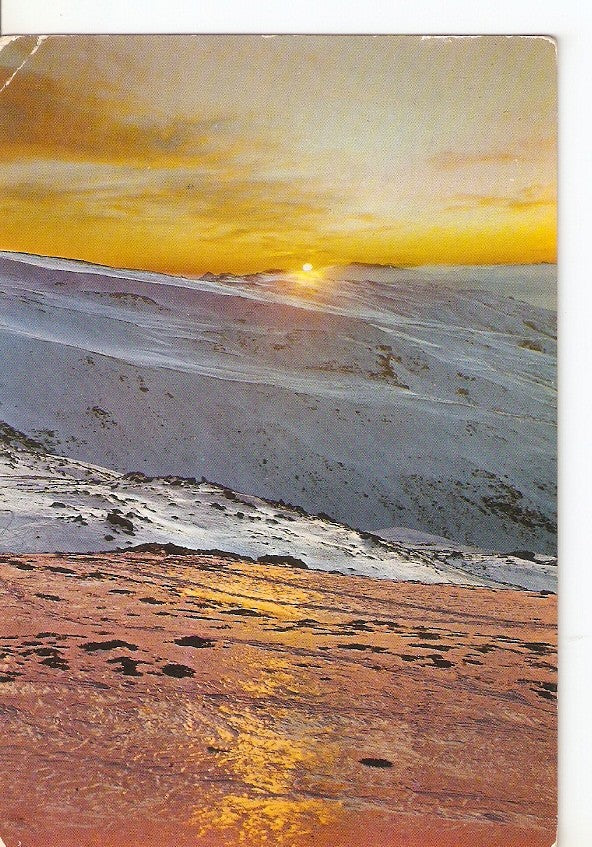 Postal 046334 : Granada. Sierra Nevada. Puesta de sol