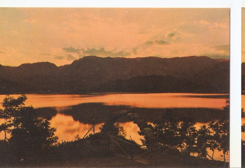Postal 046336 : Lago de Sanabria. Lago puesta de sol