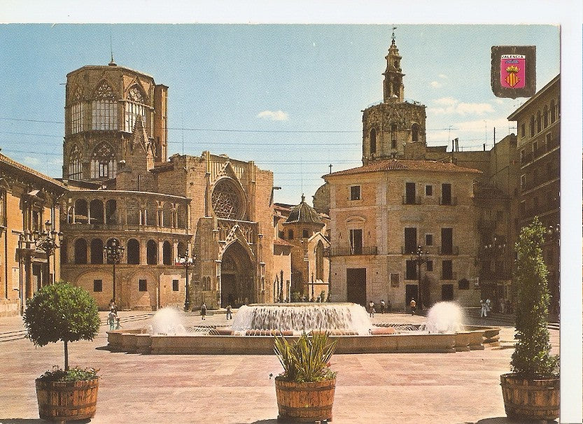 Postal 046408 : Valencia. Plaza de la Virgen