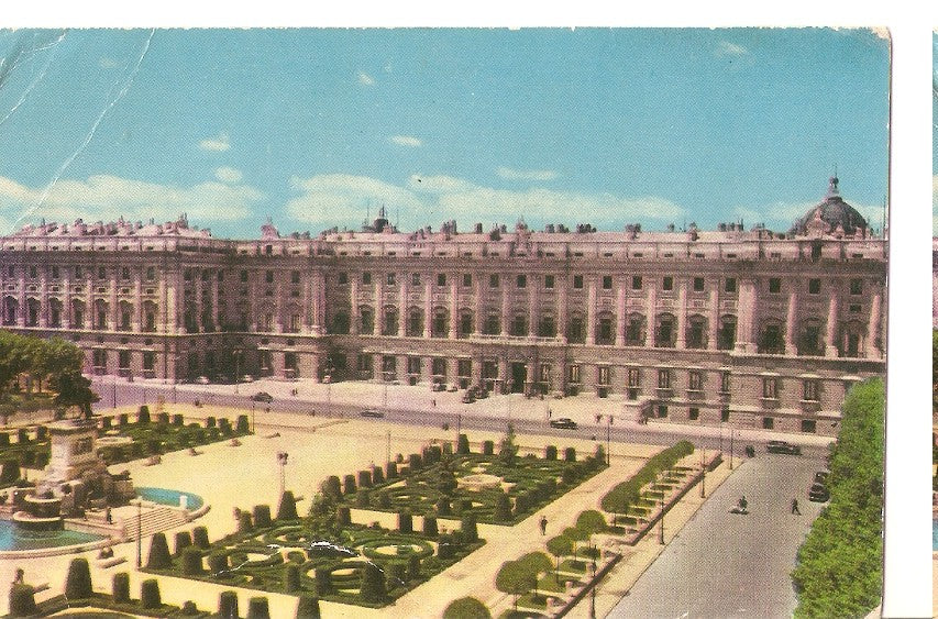 Postal 046427 : Madrid. Palacio Naciona y Plaza de Oriente