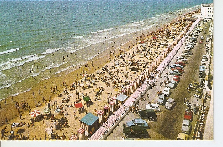 Postal 046454 : Cadiz. Playa de la Victoria. Vista panoramica