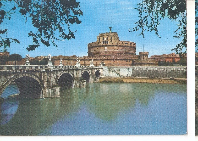 Postal 046468 : Roma. Sant Angelo Bridge and Castle