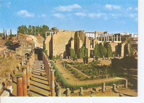Postal 046477 : Merida. Teatro romano. Jardines
