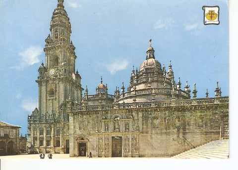 Postal 046480 : Santiago de Compostela. Puerta Santa y Torre del Reloj