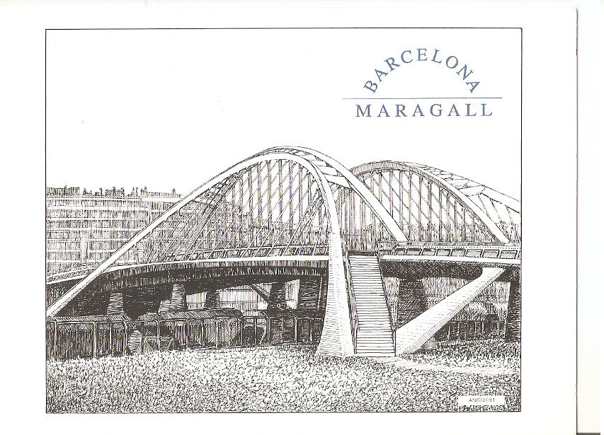 Postal 046484 : Barcelona. Pont de Bac de Roda (Calatrava(