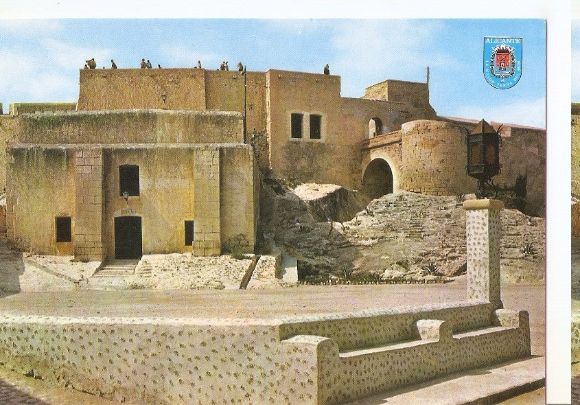 Postal 046490 : Alicante. Castillo de Santa Barbara. Recinto superior