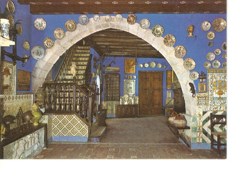 Postal 046526 : Vestibulo del Cau Ferrat. Sitges. Playa de Oro. Patronato Provincial de los Museos Cau Ferrat y Maricel