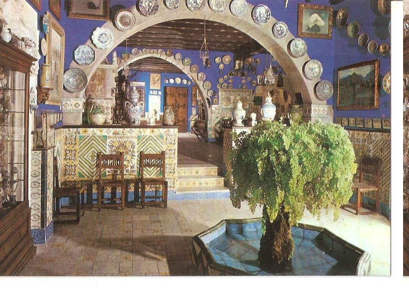 Postal 046528 : Sala de de Ceramica del Cau Ferrat. Sitges. Playa de Oro. Patronato Provincial de los Museos Cau Ferrat y Maricel