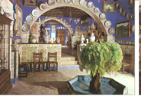 Postal 046528 : Sala de de Ceramica del Cau Ferrat. Sitges. Playa de Oro. Patronato Provincial de los Museos Cau Ferrat y Maricel