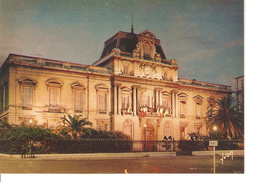 Postal 046532 : Montpellier (Herault). La Prefecture ancien Hotel de Ganges illumine (XVII)