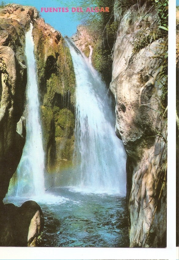 Postal 046542 : Callosa de Ensarria (Alicante). Rio Algar - Cascadas Toll de la Caldera